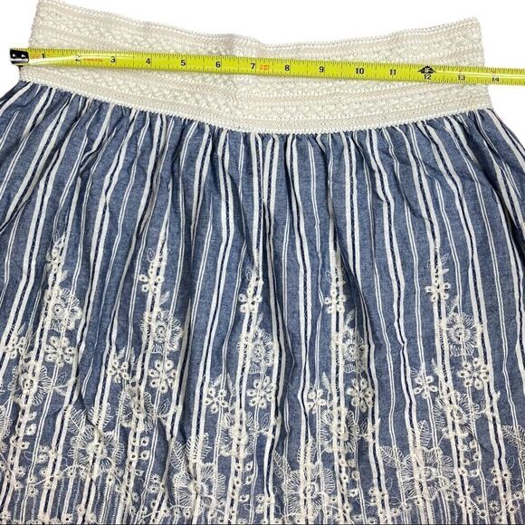 Knit Works denim and lace style skort, size YL, NWOT - Picture 5 of 8
